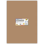 Fotokarton 10 Bogen, 300 g/qm, 50x70 cm, Rehbraun