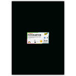 Fotokarton 10 Bogen, 300 g/qm, 50x70 cm, Schwarz