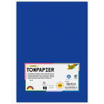 Tonpapier, 100 Bogen, 130 g/qm, DIN A4, Ultramarin