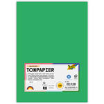 Tonpapier, 100 Bogen, 130 g/qm, DIN A4, Smaragdgr�n