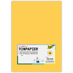 Tonpapier, 100 Bogen, 130 g/qm, DIN A4, Gold Matt