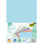 NEU Tonpapier Pastell-Sortierung, DIN A4, 100 Blatt, 10 Farben sortiert