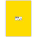 Tonpapier, 10 Bogen, 130 g/qm, 50x70 cm, Bananengelb