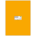 Tonpapier, 10 Bogen, 130 g/qm, 50x70 cm, Dunkelgelb