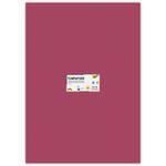 Tonpapier, 10 Bogen, 130 g/qm, 50x70 cm, Weinrot