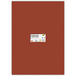 Tonpapier, 10 Bogen, 130 g/qm, 50x70 cm, Rotbraun