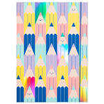 Sammelmappe mit Gummiband, A3, Hotfoil, Buntstifte