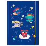 Sammelmappe mit Gummiband, A3, Hotfoil, Ninjas