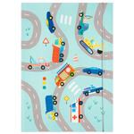 Sammelmappe mit Gummiband, A3, Hotfoil, Farhrzeuge