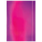 Sammelmappe mit Gummiband, DIN A3, 1 Mappe, Irisierend Pink