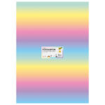 Fotokarton 10 Bogen 50x70 cm, Regenbogen