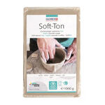 Glorex Hobby Time Soft-Ton lufttrocknend, 1000g, wei