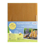 100% Bienenwachsplatten 22x17cm, 3 Stck, mit 90 cm Kerzendocht