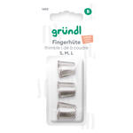 Fingerhüte aus Metall, 3 Stk, verschiedene Größen