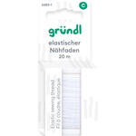 Elastischer Nhfaden, 20 m, wei
