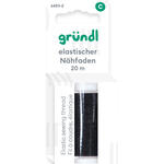 Elastischer Nhfaden, 20 m, schwarz