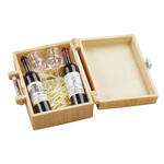 Miniatur Weinbox Set fr Wichtel / Geldgeschenke, ca. 4,5 x 3,3 x 2 cm