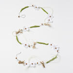 Hobbyfun Deko Bl�tengirlande 1,5 m, Wei�