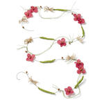 Hobbyfun Deko Bl�tengirlande 1,5 m, Bordeaux