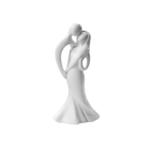 Figur: Hochzeitspaar modern, 10 cm, Wei