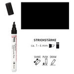SALE Kreul Glas & Porzellan Pen Calligraphy, 1-4 mm, Schwarz