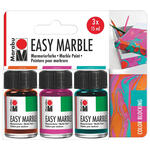 Marabu Easy Marble Set Color Blocking, 3x 15ml