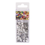 Rayher Pailletten gewlbt, waschbar, 6mm , 4000 Stck, silber
