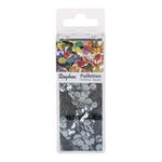 Rayher Pailletten gewlbt, waschbar, 6mm , 4000 Stck, taubenblau