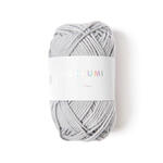 Ricorumi dk Häkelgarn, 100% Baumwolle, 25 g, Silbergrau