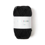 Ricorumi dk Häkelgarn, 100% Baumwolle, 25 g, Schwarz