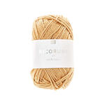 Ricorumi dk Häkelgarn, 100% Baumwolle, 25 g, Sand
