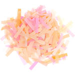 Krepp-Konfetti Streifen, Bltenfarben Mix, 15 g