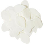 Krepp-Konfetti Rosenbltter, Wei, 20 g