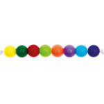 Kunststoff-Perlen, Itoshii, rund, 6 mm, 80 Stk, Classic Regenbogen