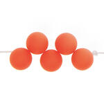 Kunststoff-Perlen, Itoshii, Neon, rund-asymmetrisch, 8 mm, 40 Stk - Verschiedene Farben