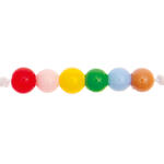 Kunststoff-Perlen, Itoshii, rund, 4 mm, 300 Stk, Multicolor Mix