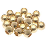 Metall Groloch-Perlen, Itoshii Ponii, Perle, 9 x 7 mm, 20 Stk, Gold