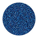 Rocailles-Perlen, 2 mm, 14 g, Trkis mit Silbereinzug