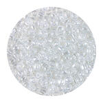 Rocailles-Perlen, 4 mm, 14 g, Transparent