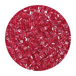 Rocailles-Perlen 2Cut, 2 mm, 14 g, Rot Glnzend