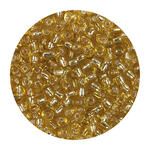 Rocailles-Perlen, 4 mm, 14 g, Gold