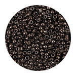 Rocailles-Perlen, 3,1 mm, 14 g, Kupfer Metallic Dunkel