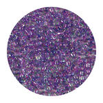 Rocailles-Perlen, 3,1 mm, 14 g, Lila Regenbogen