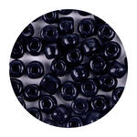 Rocailles-Perlen, 4 mm, 14 g, Schwarz