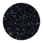 Rocailles-Perlen 2Cut, 2 mm, 14 g, Schwarz