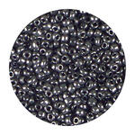 Rocailles-Perlen, 2 mm, 14 g, Altsilber