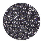 Rocailles-Perlen, 3,1 mm, 14 g, Altsilber