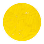 Rocailles-Perlen Stbchen, 6,75 mm, 14 g, Gelb Matt