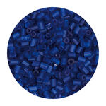 Rocailles-Perlen 2Cut, 2 mm, 14 g, Royalblau Matt