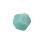 Glasschliff-Kandis Perle, 6 mm, 12 Stk, Türkis Opak